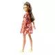 Barbie Fashionistas: lutka Barbie majhna v obleki z motivom mačk - .slika