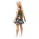 Barbie Fashionistas: lutka Barbie z oblinami z blond lasmi - .slika