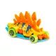 Hot Wheels Dino Riders: Motosaurus avtomobilček - oranžno-zelena - .slika