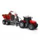 Igrača traktor s prikolico za hlode, Dickie - 42 cm - .slika