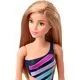 Barbie: Barbie s temno blond lasmi, v rumeno-modri kopalki - .slika