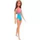 Barbie: Barbie kreolka, v modro-oranžnih kopalkah - .slika