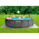 Intex: conjunto de piscina premium Greywood Prism de parede rígida - 457 x 122 cm - .Imagem
