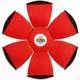 Phlat Ball: Frizbi lopta - crveno-plava - .slika