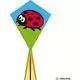Eco Line Eddy Ladybug - zmaj velikosti 70 cm z motivom pikapolonice - .slika