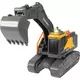 Dickie Volvo: Rupsbandgraafmachine met licht en geluid - 23 cm - .afbeelding