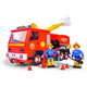 Sam, a tűzoltó: Jupiter, a tűzoltóautó 2 figurával és megafonnal - . kép