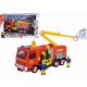 Sam, a tűzoltó: Jupiter, a tűzoltóautó 2 figurával és megafonnal - . kép