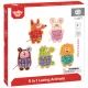 Tooky Toy: Комплект с 5 в 1 низанки животни - . изображение