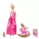 Lutka princesa v roza obleki z dodatki - 30 cm - .slika