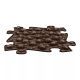 Muffik: Harde Noot uitbreidingsstuk voor sensorische matten - bruin - .afbeelding
