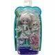 Enchantimals: Lutka Sybill Snow Leopard in figurica Flake - .slika