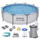 Bestway: piscina fuori terra Steel Pro Max con filtro - 305 x 76 cm - .immagine