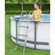 Bestway: Steel Pro MAX Set fémvázas medence létrával és vízforgatóval - 488 x 122 cm - . kép