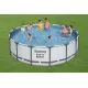 Bestway: Steel Pro MAX Set fémvázas medence létrával és vízforgatóval - 488 x 122 cm - . kép