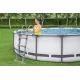Bestway: Steel Pro MAX Set fémvázas medence létrával és vízforgatóval - 488 x 122 cm - . kép