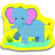 Trefl: Puzzle de formas para bebês - Animais da Savana - .Imagem