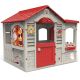 Speelhuisje met rood dak - 104x103x122cm - .afbeelding