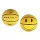 Balones de baloncesto con diseño de sonrisa - amarillo. - .imagen