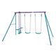 Plum : Set de balançoires pour enfants - balançoire gondole et 2 balançoires avec siège - .image