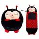 Happy Nappers: 2-in-1 slaapzak en kussen – Lieveheersbeestje – 137 cm - .afbeelding