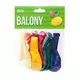 Set aus 10 bunten Luftballons in Metallic-Tönen - 25 cm - . bild aus