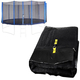 Spartan: Veiligheidsnet voor trampoline van 487 cm, blauw - 5 poten, 10 palen - .afbeelding