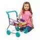 Carrinho de compras com produtos - 16 peças - .Imagem