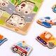 Tooky Toy: Puzzle s ručkama, 9-dijelni - Vozila - .slika