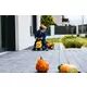 Falk: JCB tractor fără pedale, cu remorcă și accesorii - galben - .foto