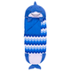 Happy Nappers: Pernă și sac de dormit 2-în-1 - Sandal, rechinul albastru - .foto