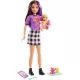 Barbie Skipper: Varuška lutka z dojenčkom - Barbie z vijoličnimi lasmi - .slika