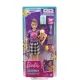 Barbie Skipper: Varuška lutka z dojenčkom - Barbie z vijoličnimi lasmi - .slika
