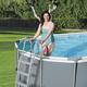 Bestway: set piscină ovală cu cadru metalic KRK - 549 x 274 x 122 cm - .foto