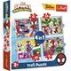 Trefl: Poke un viņa brīnišķīgie draugi, 3 vienā komandas puzle - .attēls