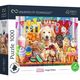 Trefl Prime: Kutyák és finomságok - 1000 darabos kombinálható puzzle - . kép