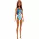 Barbie: Barbie rjavolaska, v modrih kopalkah - .slika