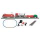 Piko: Set iniziale - Locomotiva elettrica ÖBB Taurus con carri merci e binari - .immagine
