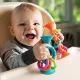 Fat Brain Toys: Bijtring met rammelringen - turkoois - .afbeelding