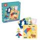 Tooky Toy: Rompecabezas tangram magnético - .imagen