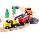 Set de construcție pentru suflet de copil: Tooky Toy Autostradă din lemn - 35 de piese. - .foto
