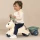 Little Smoby : porteur poney avec remorque et coffre à jouets sous le siège – beige-vert - .image