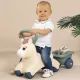 Little Smoby: Pony loopauto met aanhanger en opbergruimte onder de zitting - beige-groen - .afbeelding