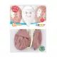 Set van 5 premium ballonnen met stippen en kattenpatroon - .afbeelding