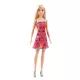 Barbie: Lutka s plavimi lasmi v roza obleki z vzorcem metuljev - .slika