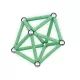 Geomag Glow: conjunto com 60 peças - .Imagem
