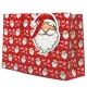 Darilna vrečka z napisom Ho-ho-ho! in motivom Božiček - 33 x 26 x 13 cm - .slika