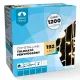 Pomembno: Kristalni LED venec 0,9 x 2 metra, razširljiv - topla bela svetloba - .slika