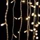 Pomembno: Kristalni LED venec 0,9 x 2 metra, razširljiv - topla bela svetloba - .slika