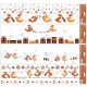 Kerstvogels raamsticker, 64 x 15 cm - diverse soorten - .afbeelding